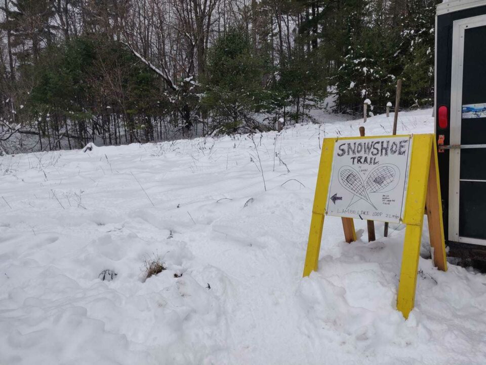 Zip Snowshoe Trail Open